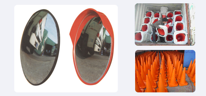 speed breaker,convex mirror